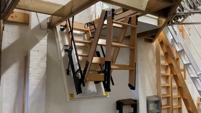 How to operate Southern electric loft ladders